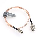 Uonecn HD SDI BNC RG179 to DIN 1.0/2.3 mini BNC 75ohm Coaxial Cable Video Cable for Blackmagic HyperDeck Shuttle 20''