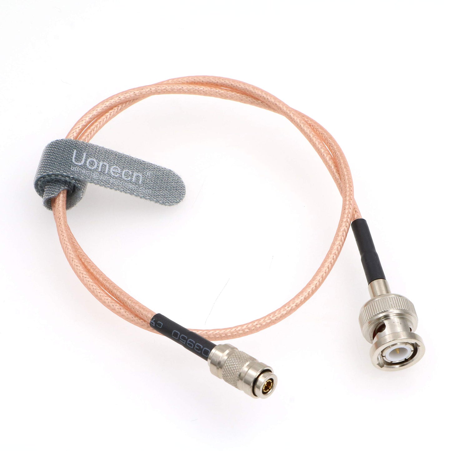 Uonecn HD SDI BNC RG179 to DIN 1.0/2.3 mini BNC 75ohm Coaxial Cable Video Cable for Blackmagic HyperDeck Shuttle 20''