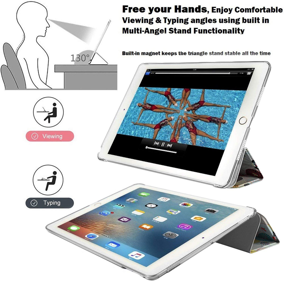 DuraSafe Cases for iPad mini 4th Generation Printed Cover A1538 MK6K2LL/A MK6J2LL/A MK6L2LL/A A1550
