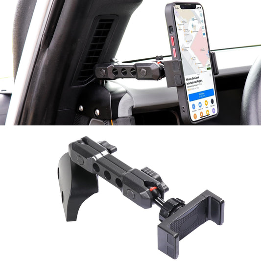RERPRO Dash Phone Mount Holder Driver Side Compatible with 2021 2022 2023 2024 2025 2026 Ford Bronco 2/4 Door Interior Accessories Dashboard Cell