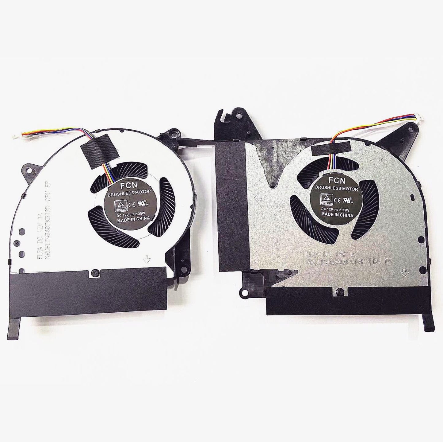 Fleshy Leaf New CPU+GPU Cooling Fan Replacement for Asus ROG Strix Scar GL704 GL704GM GL704GV GL704GW G715GV G715GW DFSCK22105182D DFSCK22115181C