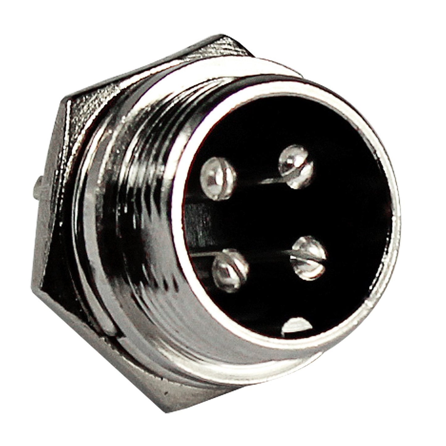 Lsgoodcare 5PCS 10A 20MM 4 Pin Female Aviation Connector Socket Plug + 5PCS 10A 20MM 4 Pin Male Aviation Connector Socket Plug (4Pin)
