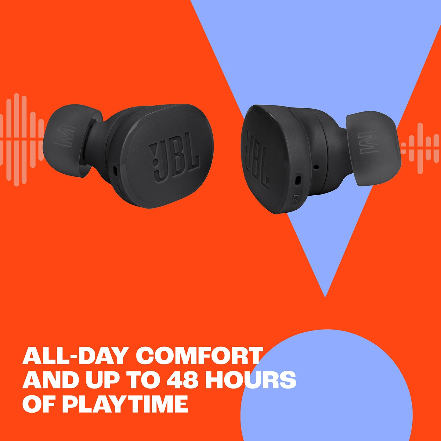JBL Tune Buds - True wireless Noise Cancelling earbuds, JBL Pure Bass Sound, Bluetooth 5.3, 4-Mic technology for Crisp, Clear Calls, Water and dust