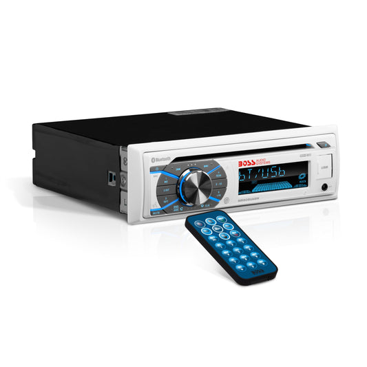 BOSS Audio Systems MR508UABW Marine Boat Bluetooth Stereo, USB, DVD, Radio