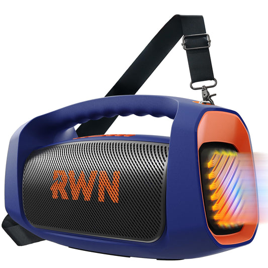 RWN Outdoor Bluetooth Speaker: 160W Loud Sound, IP67 Waterproof with 24H Playtime, Fast Charge, Bass, TWS, Portable Wireless Speakers with Light Show