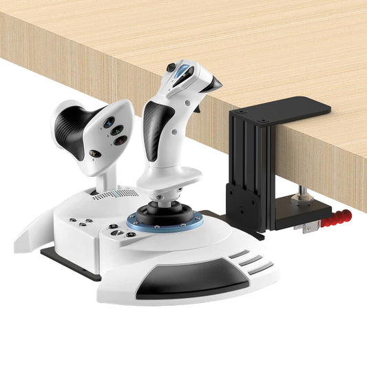 Flight Sim Game Joystick Desk Mount,Hotas Mount - Compatible with Thrustmaster T. Flight Hotas One/4/X,Sol-R2/Sol-R1,SimTask Farmstick,WINWING URSA