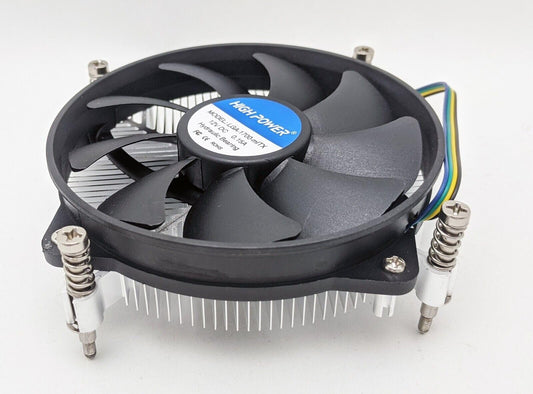 HIGH POWER® LGA-1700-mITX, Low Profile 28mm in Height Intel Socket LGA1700 CPU Cooler with Quiet 95mm Over-Sized Cooling Fan for 1U/2U/mini ITX/Micro
