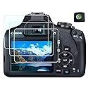 HUIPUXIANG Screen Protector for Canon EOS Rebel T7 T6 T5(2000d 1300d 1200d) DSLR Camera(for accessories), [3 Pack] 0.3mm 9H Hardness Tempered Glass