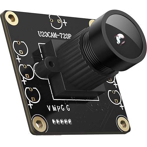 InnoMaker 720P USB 2.0 UVC Camera with 120° DFOV for Raspberry Pi, Jetson Nano, Embedded Hardware - Support Windows, Linux, Mac OS, Android