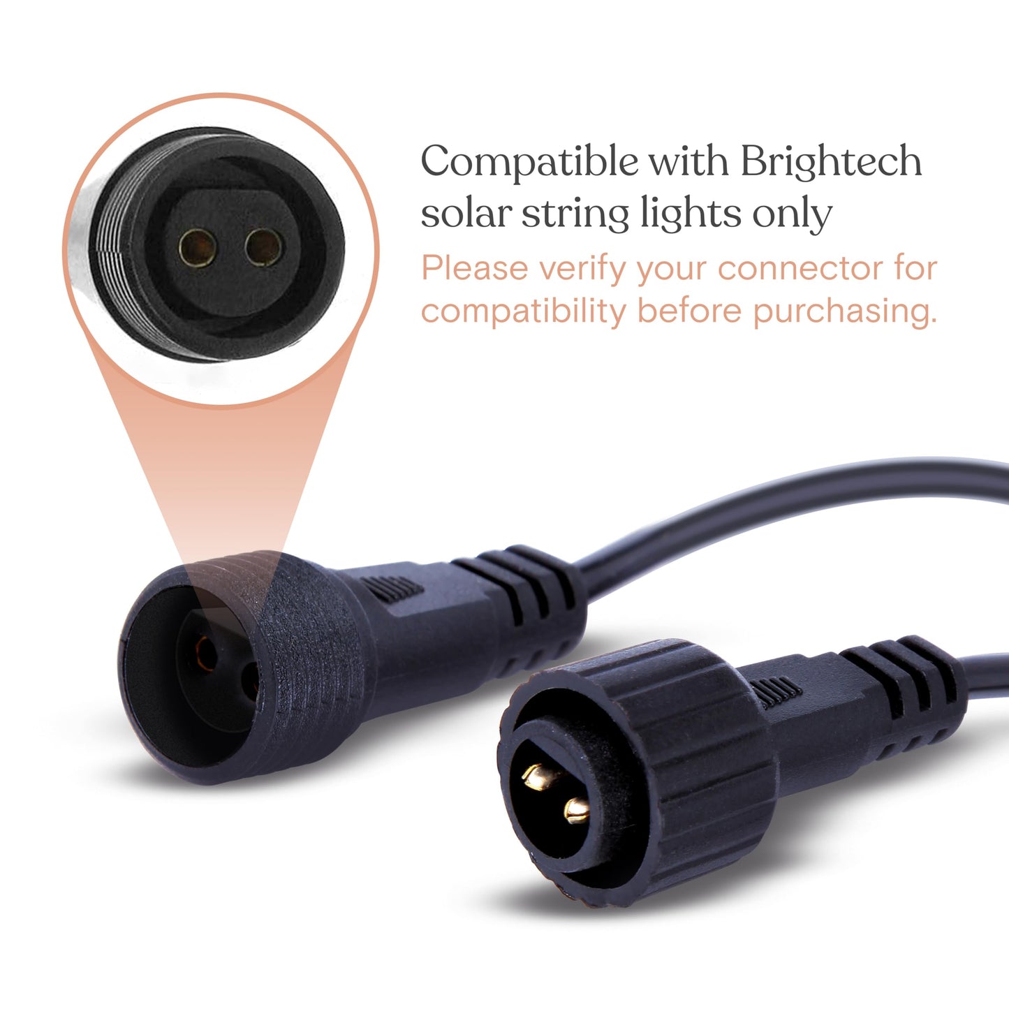 Brightech Ambience Pro Replacement Solar Panel - Compatible ONLY with with Brightech 1W Remote Controlled LED String Lights - Commercial Grade