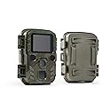 Technaxx Mini Nature Wild Cam Tx-117 Wildlife Camera 12MP Hunting Camera Motion Activated Night Vision with LCD Display IP56 Waterproof IR LEDs