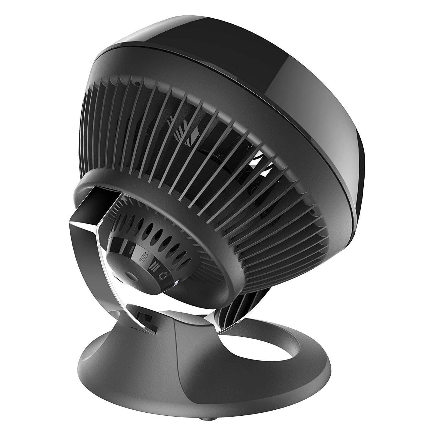 Vornado 460 Small Desk Fan with 3 Speed Settings, Adjustable Tilt Chrome Glide Bar, for Bedroom, Office, Home, Air Circulation up to 70 Feet, Quiet