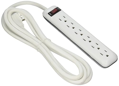 Powerzone OR801115 Power Outlet Strip, 15 A, 6 Outlet