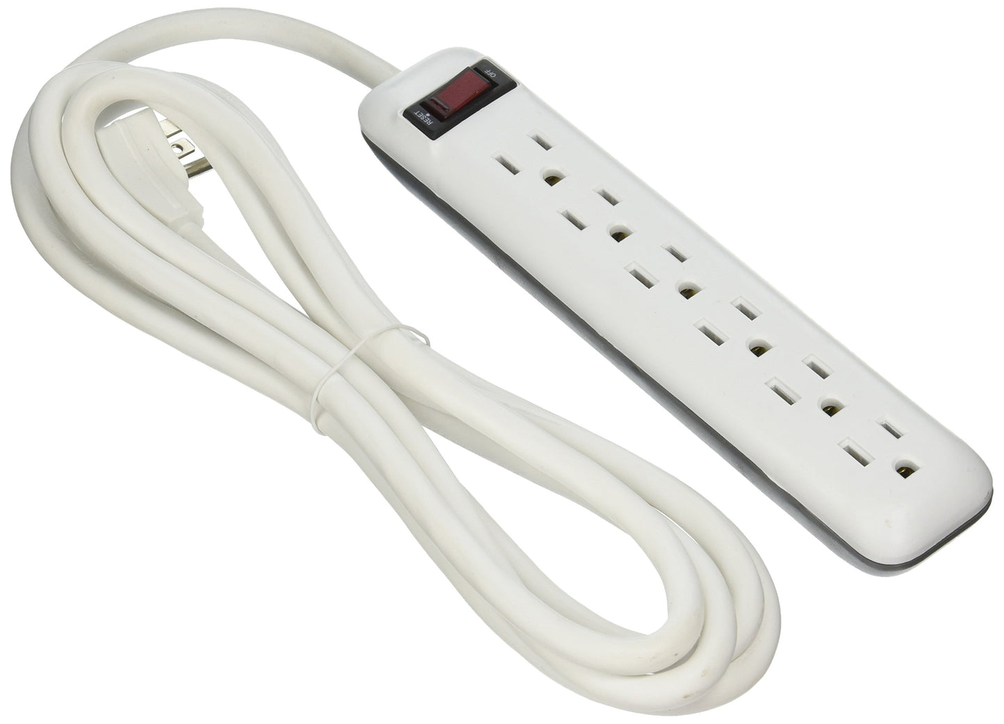 Powerzone OR801115 Power Outlet Strip, 15 A, 6 Outlet