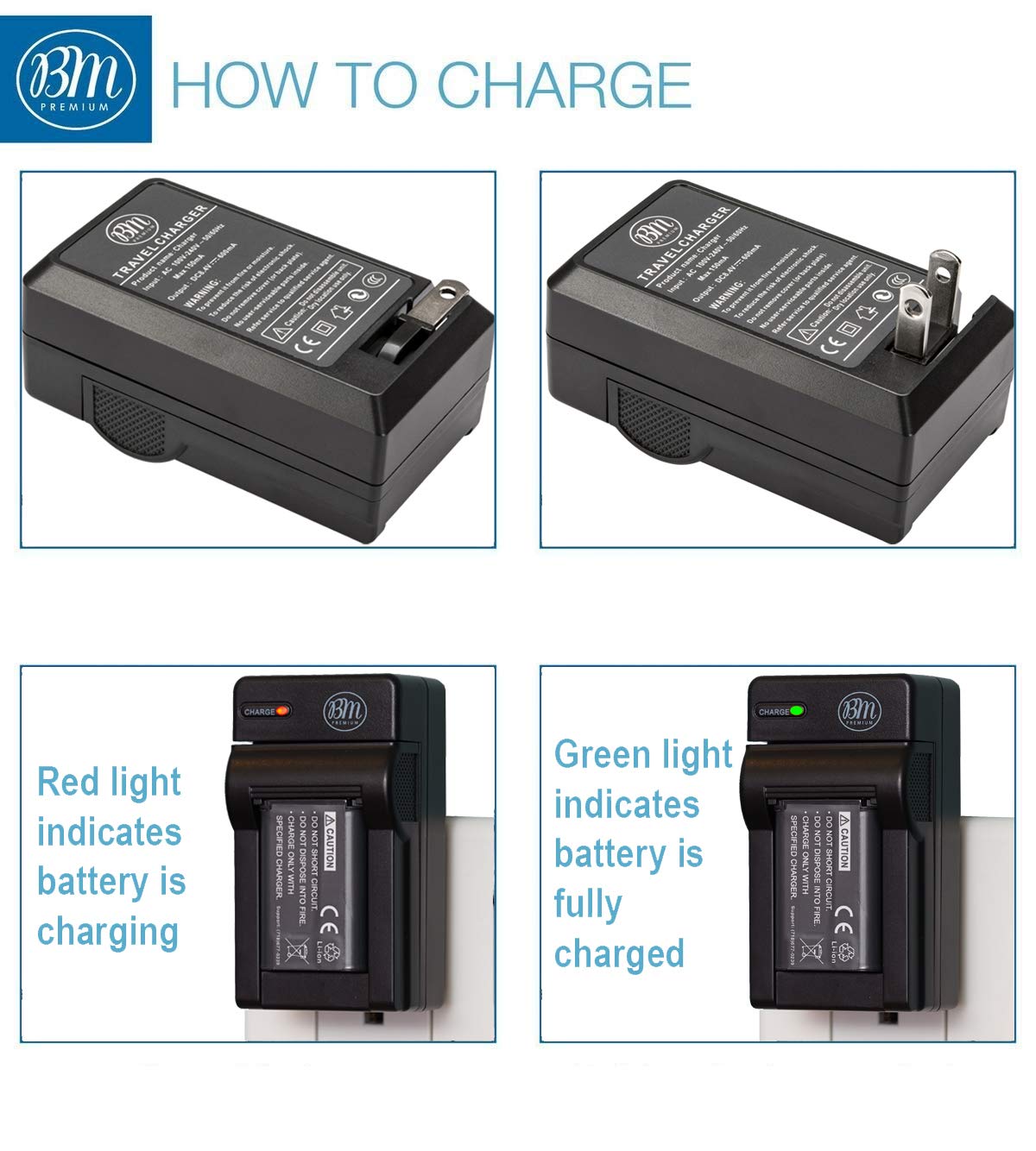 BM Premium 2-Pack of NP-BX1 NP-BX1/M8 Batteries & Charger for Sony CyberShot DSC-RX1, DSC-RX1R, DSC-RX100, DSC-RX100M II, DSC-RX100 III, DSC-H300