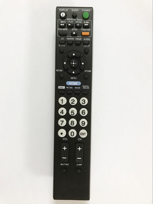 Replacement Remote Control for Sony TV KDL-32XBR6 KDL-46V4100 KDL-46W4100 KDL-52W4100 KLV-52W410A