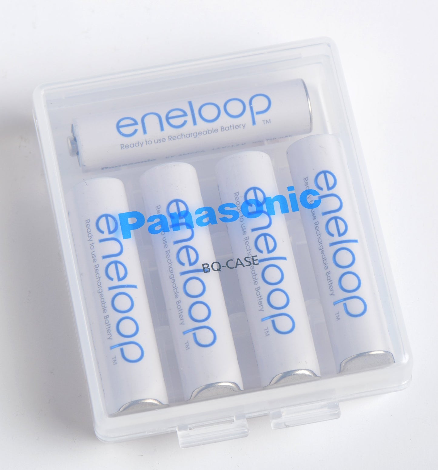 Eneloop Panasonic BQ-CASE2SA Battery Storage Cases with 4AA or 5AAA Battery Capacity, Pack of 2