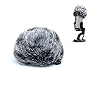 PhantAccy Pop Filter/Windscreen for Blue Yeti and Yeti Pro Microphones, Furry Mic Cover for Wind and Ambient Noise Reduction