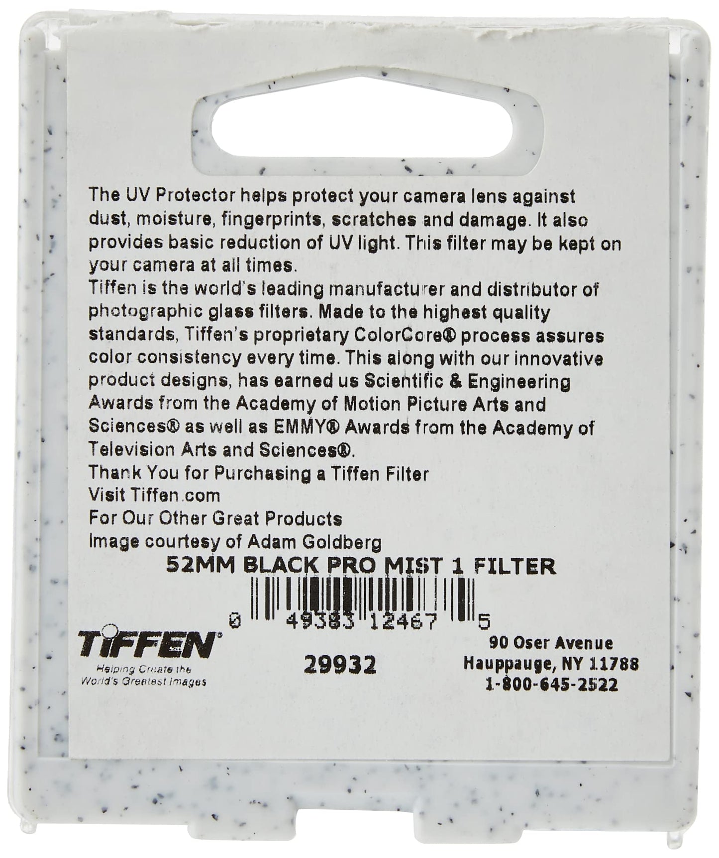 Tiffen 52BPM1 52mm Black Pro-Mist 1 Diffusion Camera Filter