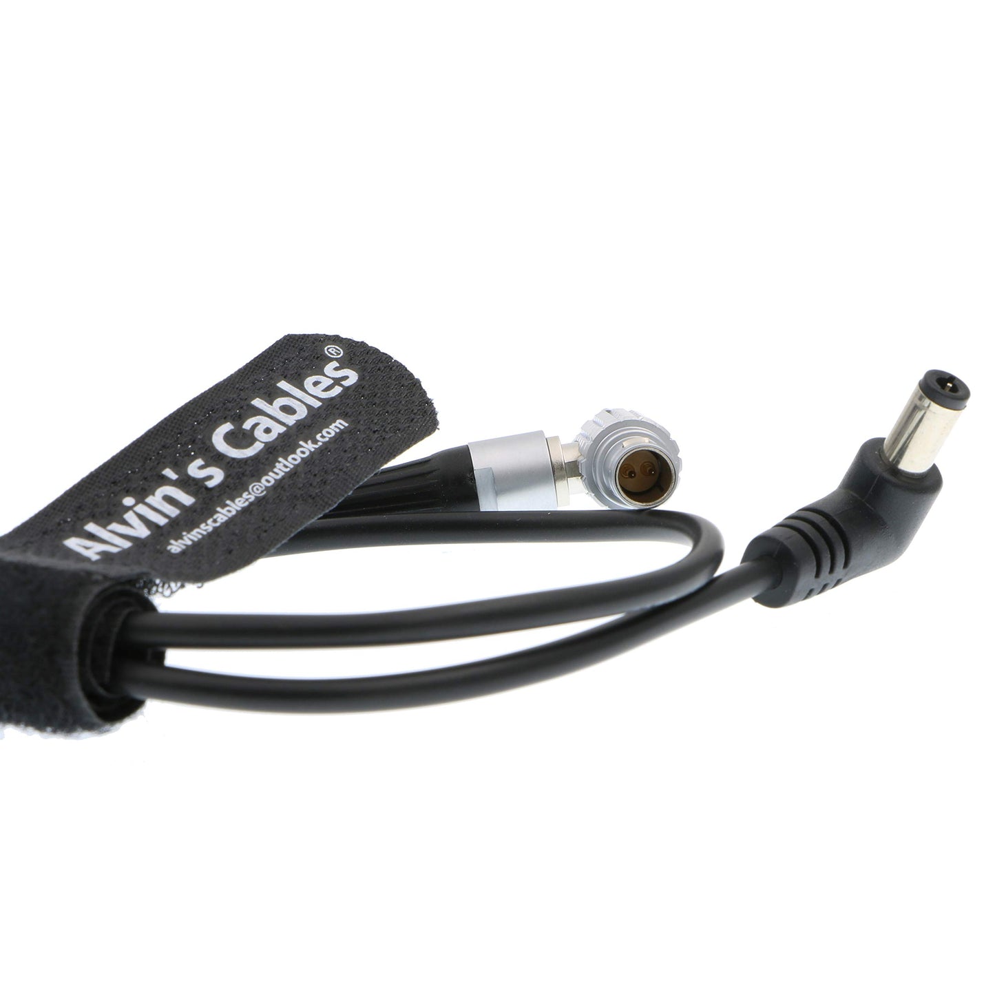Alvin's Cables DC Right Angle to 2 Pin Male Cable for Teradek Bolt Transmitter, Z-CAM E2 Flagship Series Cameras (E2-S6/E2-F6/E2-F8) from Tilta