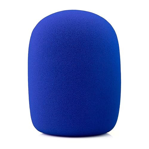 LEFXMOPHY Re20 Pop Filter for Electro-Voice RE20 / RE27/ RE320 Microphone, Blue WS-PL2 Windscreen Replacment for EV RE-20 / RE-27 / RE-320 Mic Foam