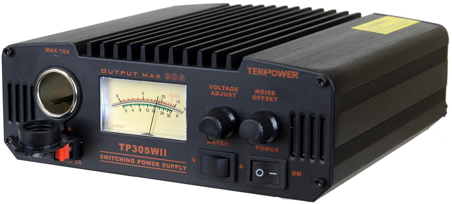 TekPower TP30SWII 30 Amp DC 13.8V Analog Switching Power Supply with Noise Offset