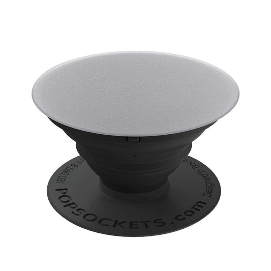 PopSockets: Collapsible Grip & Stand for Phones and Tablets - Aluminum Grey