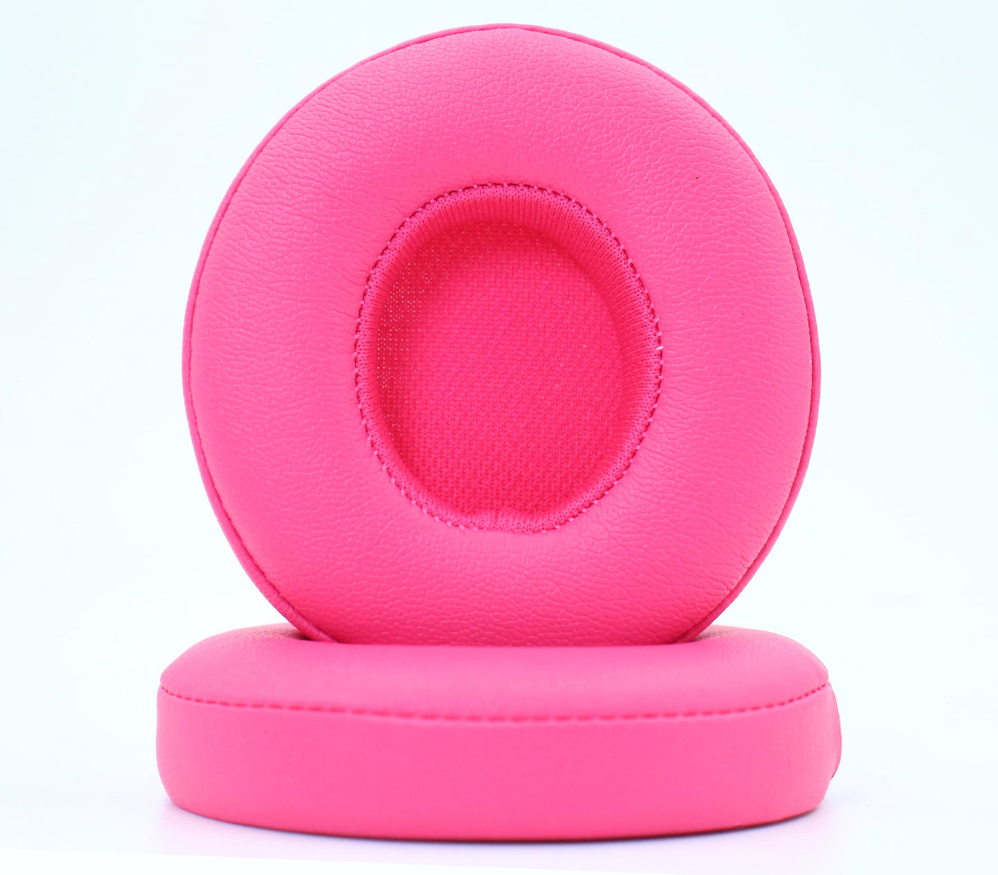 Replacement Ear Pads Compatible with Beats Solo 2.0 Solo 3.0 Wired Wireless Headphones Soft Comfort Protein Leather Memory Foam Resilient?Rose red?