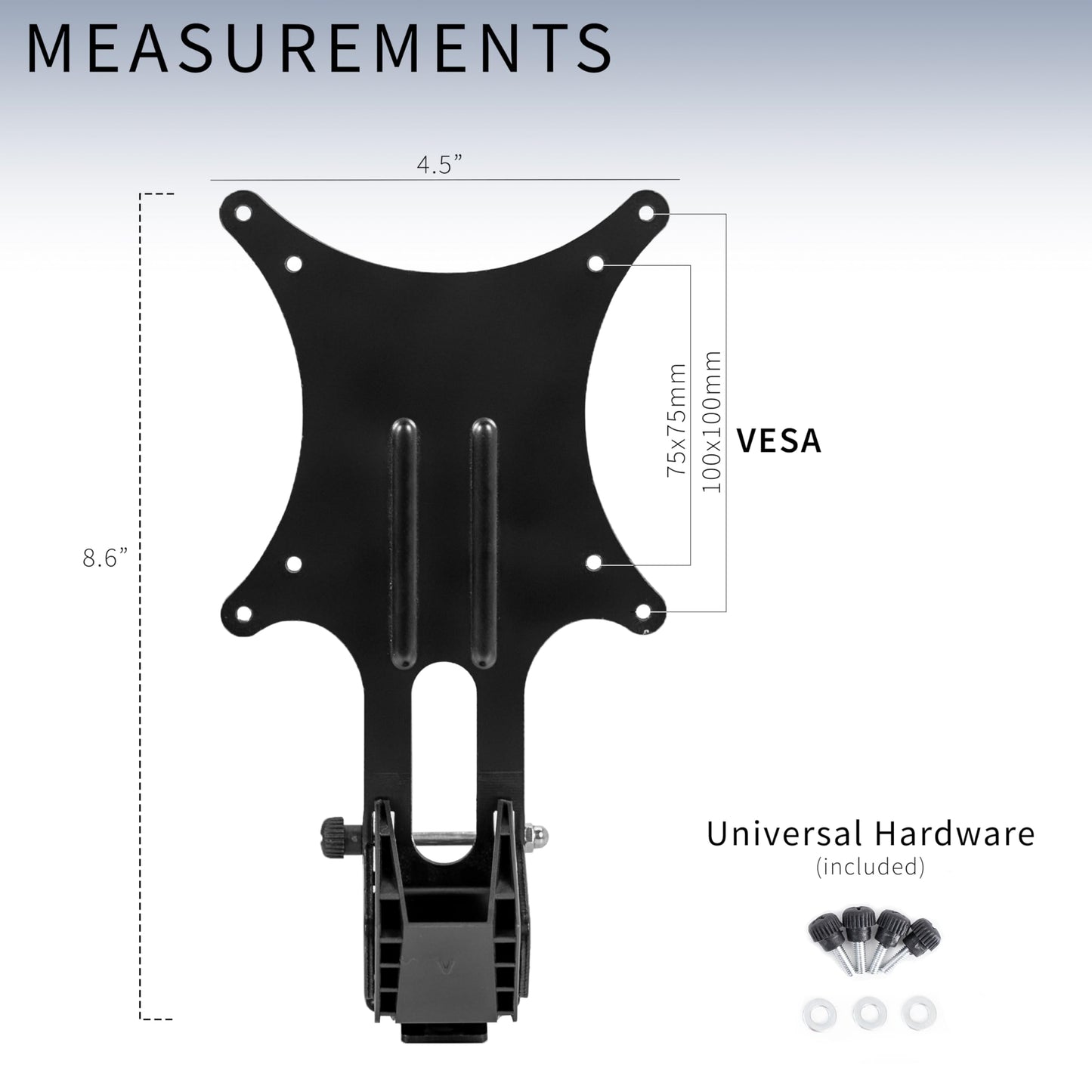 VIVO VESA Adapter Plate Bracket Designed for Asus VZ-Series Monitors VZ229HE, VZ229N, VZ239H-W, VZ249H, VZ249HE, VZ279H, VZ27AQ, VZ239HE, and VZ279HE