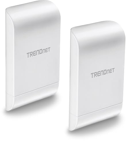 TRENDnet 10dBi Wireless N300 Outdoor PoE Pre-configured Point-to-Point Bridge Bundle Kit, TEW-740APBO2K, 2 x Pre-configured Wireless N Access Points