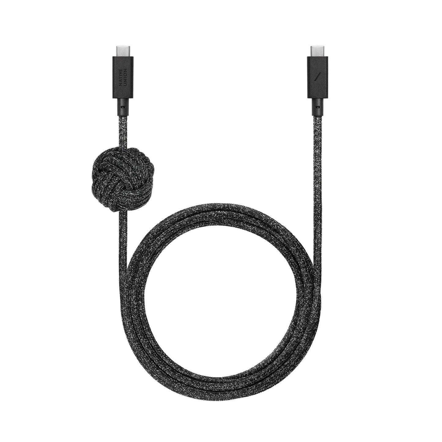 Native Union Anchor Cable 240W - 10ft Reinforced Braided USB-C to USB-C Power Delivery 3.1 Charging Cable with Weighted Knot - for iPhone Air, 17 Pro