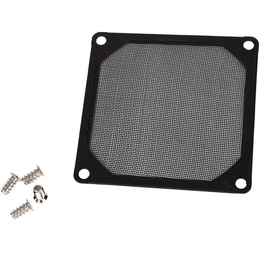 BQLZR Black 80 X 80mm PC Computer Chassis Fan Filter Mesh Metal Strainer