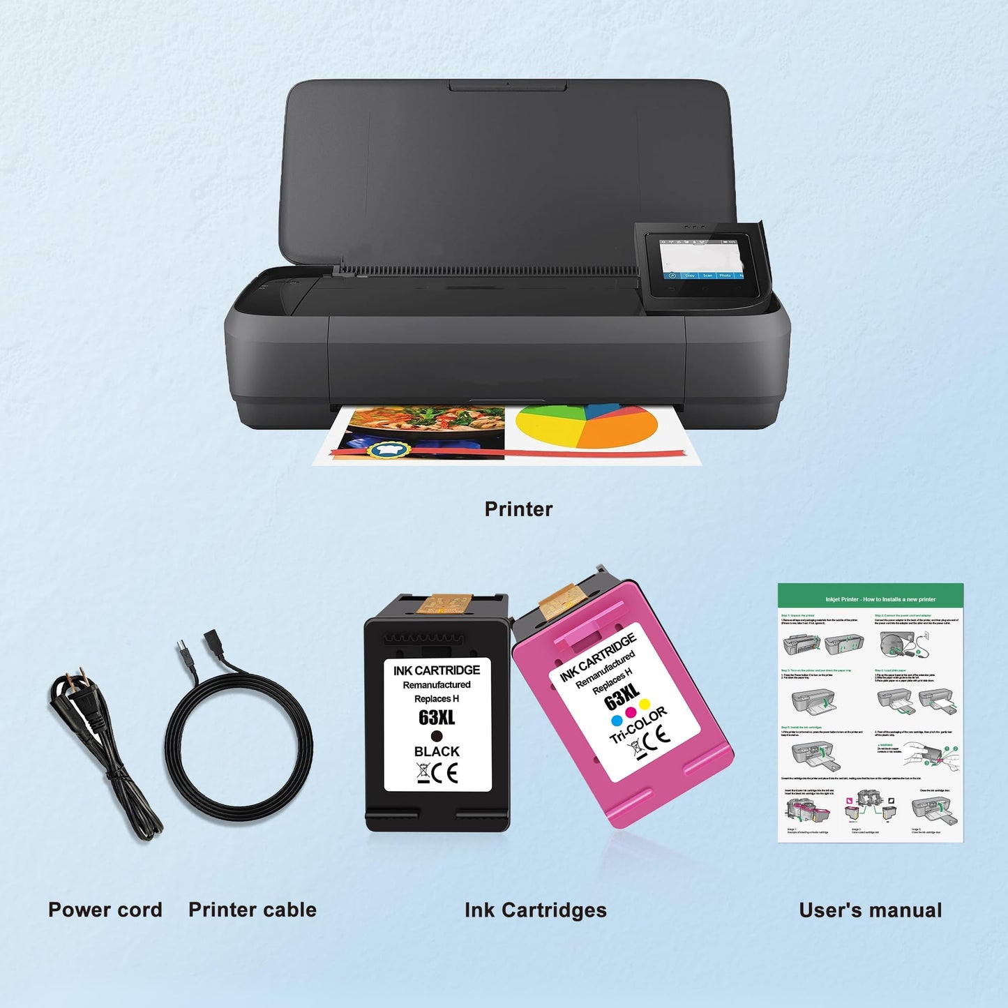 E-Z Ink Pro for MFC-J5830DW Inkjet Printer with Scan, Copy and Auto 2-Sided Printing - Wired-Only,Black, Medium