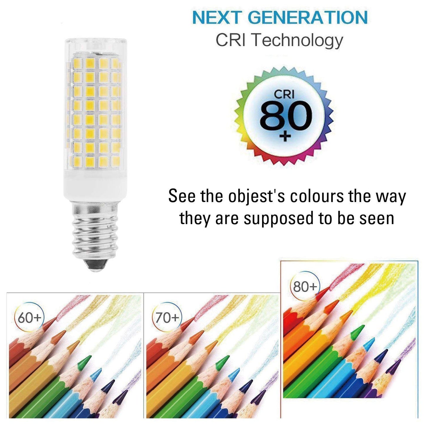 Lxcom Lighting 10W E12 LED Corn Light Bulb(4 Pack)- 2835 SMD 102LEDs E12 Dimmable 100 Watt Equivalent 1000LM Daylight White 6000K Chandelier Bulbs