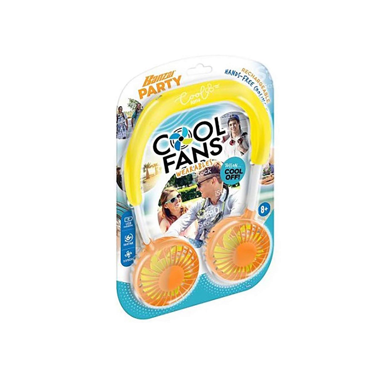 BANZAI Cool Fans Wearables - Colors May Vary