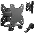 Mount-It! Adjustable Thin Client Mini PC Mount - Under Desk, Wall, Pole, or VESA Monitor Stand - Fits Mac mini, Small CPUs, Thin Clients, Docking