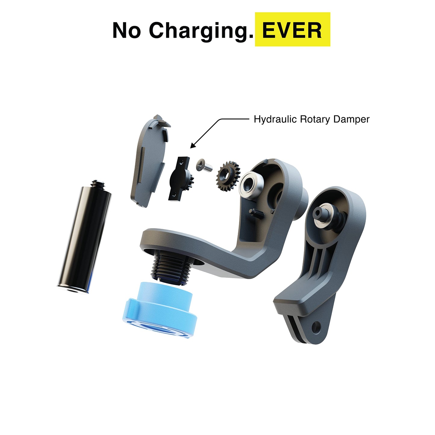 GRAVGRIP V2 Hydraulic Leveling Mount for Action Camera, GoPro, DJI, Insta360 - Pocket-Sized Leveler, Gimbal, JIB - No Batteries, No Charging