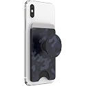 PopSockets PopWallet+ with Swappable PopTop: Phone Grip, Phone Stand, and Wallet for Cards, Removable, Camo of The Night
