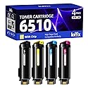 Ioffix 6510 Compatible Toner Cartridge 6510 6515 106R03477 106R03478 106R03479 106R03480 Compatible with Xerox Phaser 6510, WorkCentre 6515 High Yield