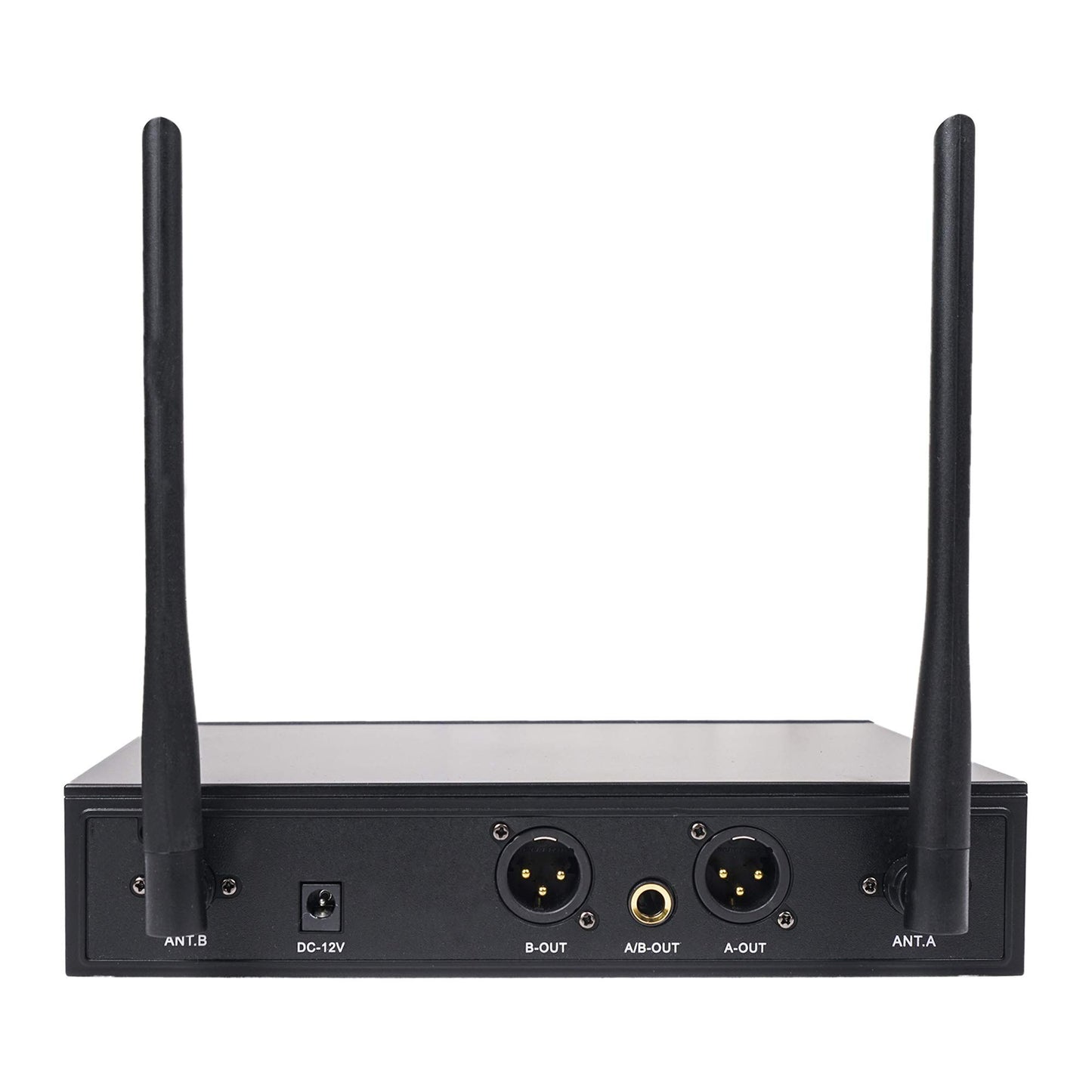 Sound Town 200-Channel Professional UHF Wireless Microphone System with 2 Handheld Microphones, for Church, Business Meeting, Outdoor Wedding and