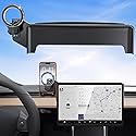 Magnetic Car Mount for Tesla Model Y 2020 2021 2022 2023 2024 & Model 3 2017 2018 2019 2020-2023: 360° Adjustable Car Touch Screen Phone Holder Made