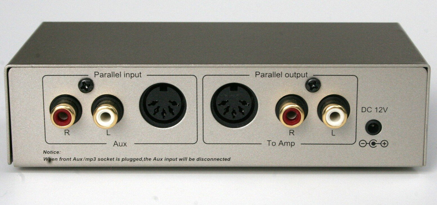 TEC TC-780LC Silver Finish Stereo Line Level Amp/Booster; Includes Optional Premium HIGH Power AC Adaptor