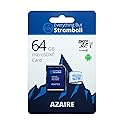 Everything But Stromboli Azaire 64GB MicroSD Card for Motorola Phones Works with Moto E (2020), Moto E7, Moto G Power, Edge+ Cell Phone Speed Class 10