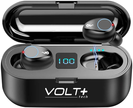Wireless V5.3 Bluetooth Earbuds Compatible with Samsung Galaxy A53 5G and 2,000Mah PowerBank LED Display, Mic 8D Bass IPX7 Waterproof/Sweatproof