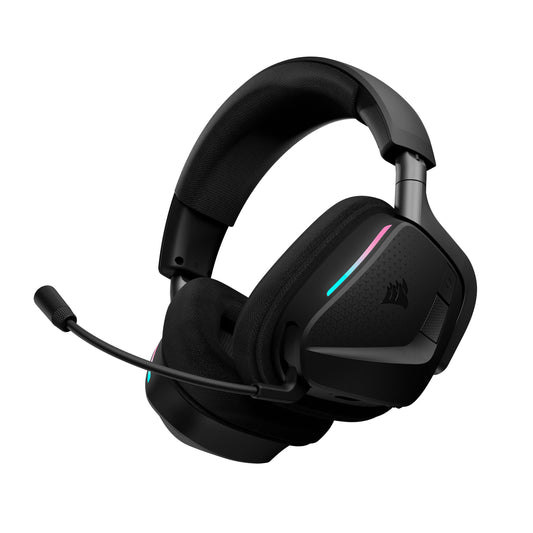 Corsair Void v2 MAX Wireless Gaming Headset for PC, PS5, PS4, Switch, Mobile - Simultaneous 2.4GHz+Bluetooth, Dolby Atmos, Sonarworks SoundID, 70Hr