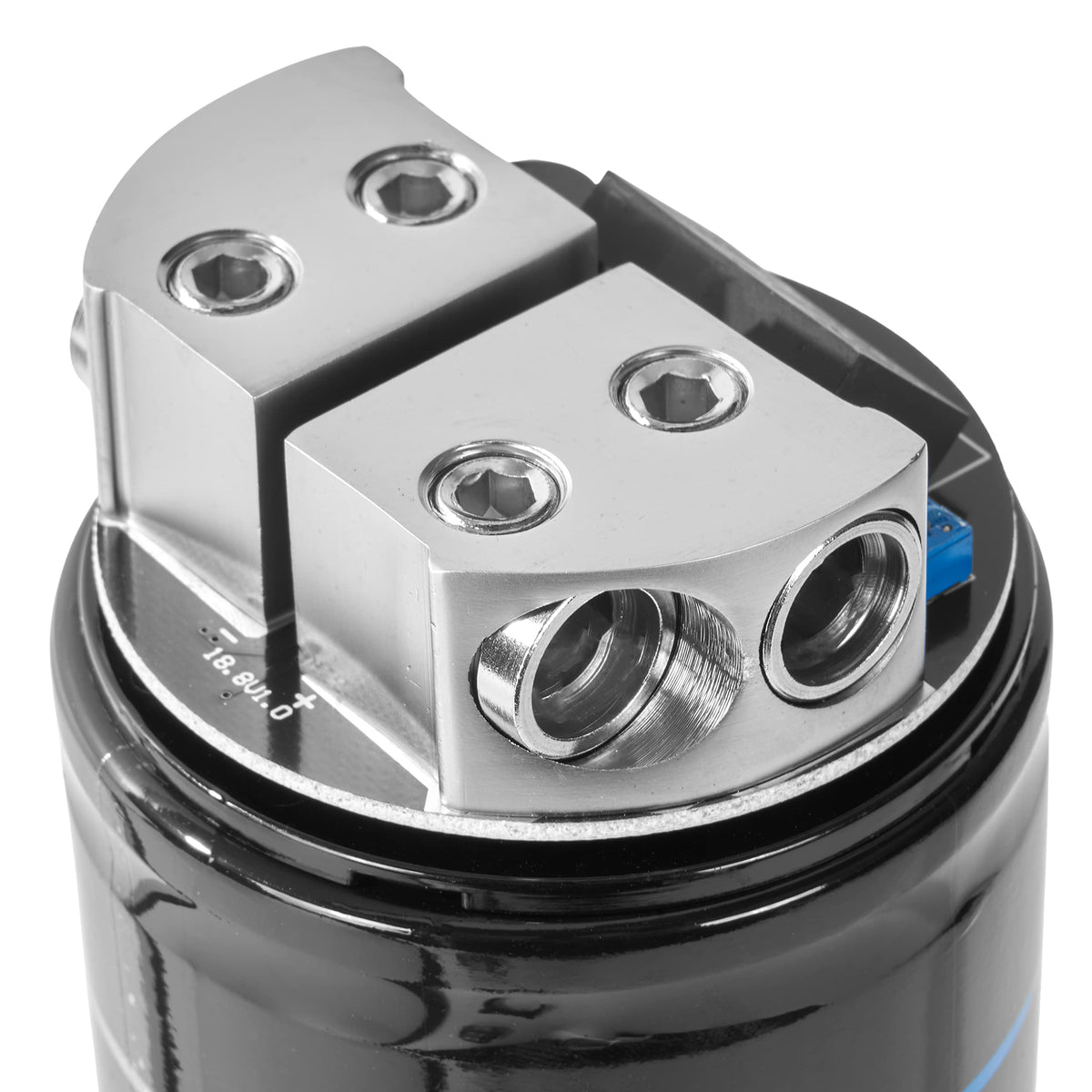 NVX XCAP1F True 1.0 Farad 20V Digital Capacitor with Digital Read-Out Built-in Distribution Block