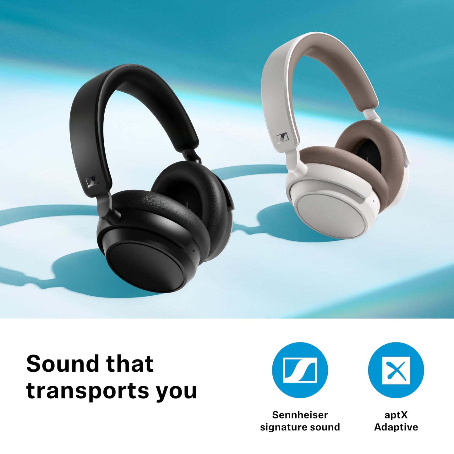 Sennheiser ACCENTUM Plus Wireless Bluetooth Headphones Noise Cancelling - Quick-Charge Feature, 50-Hr Battery Playtime, Adaptive Hybrid ANC…