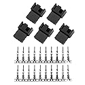 Maxmoral 5PCS PWM Plastic Shell Computer Case Cooling Fan Male Plug Interface 4-pin PC Fan Connector Kit