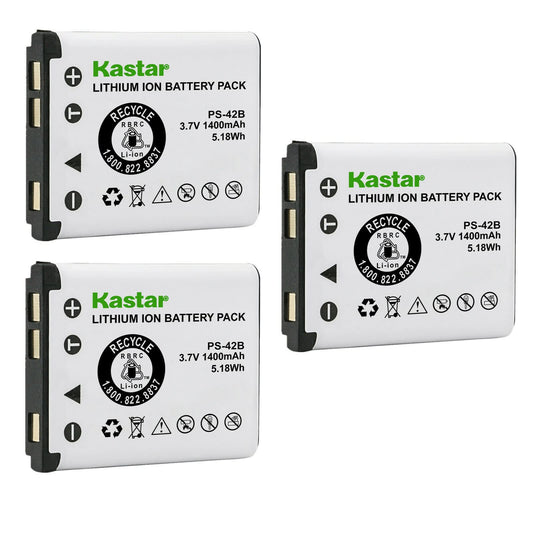 Kastar Battery 3-Pack Replacement for Panasonic KX-TCA285 KX-TCA385 KX-UDT121 KX-UDT131 Attune II HD3 WX-CH455 WX-SB100 WX-ST100 WX-ST300 DECT Handset