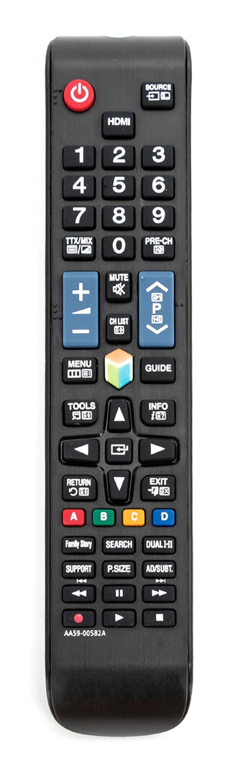 AA59-00582A Replaced Remote fit for Samsung TV Remote AA59-00638A AA59-00790A AA59-00581A AA59-00594A fit for TV UN46D6300 UN46F6300 UN46D8000